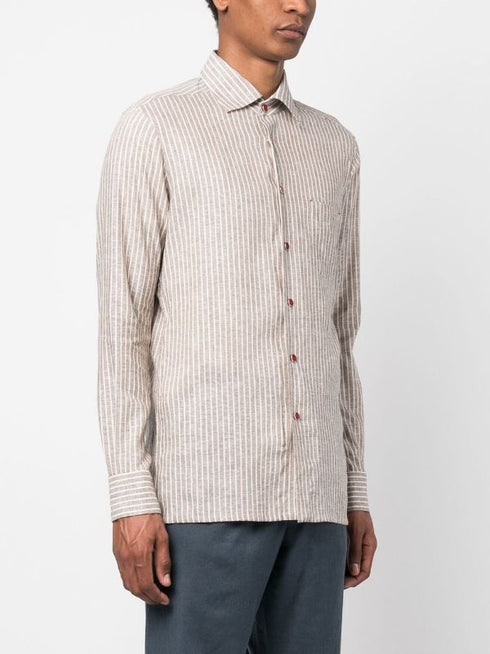 long-sleeve striped shirt